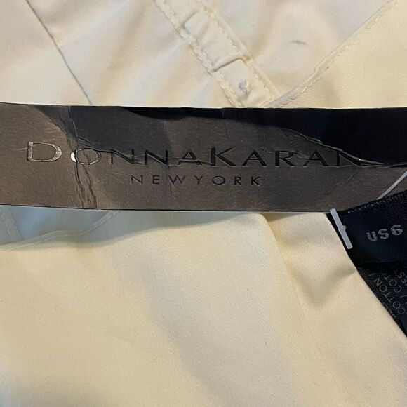 Donna Karan Blazer Jacket Fall 2002 Ready to Wear Runway Show Cream Stretch Knit - Picture 16 of 16